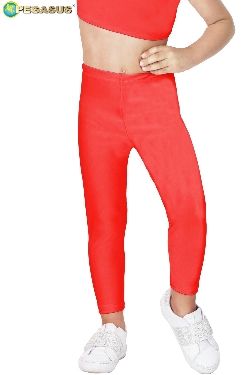 LEGGINS DANZA LYCRA ROSSO BABY